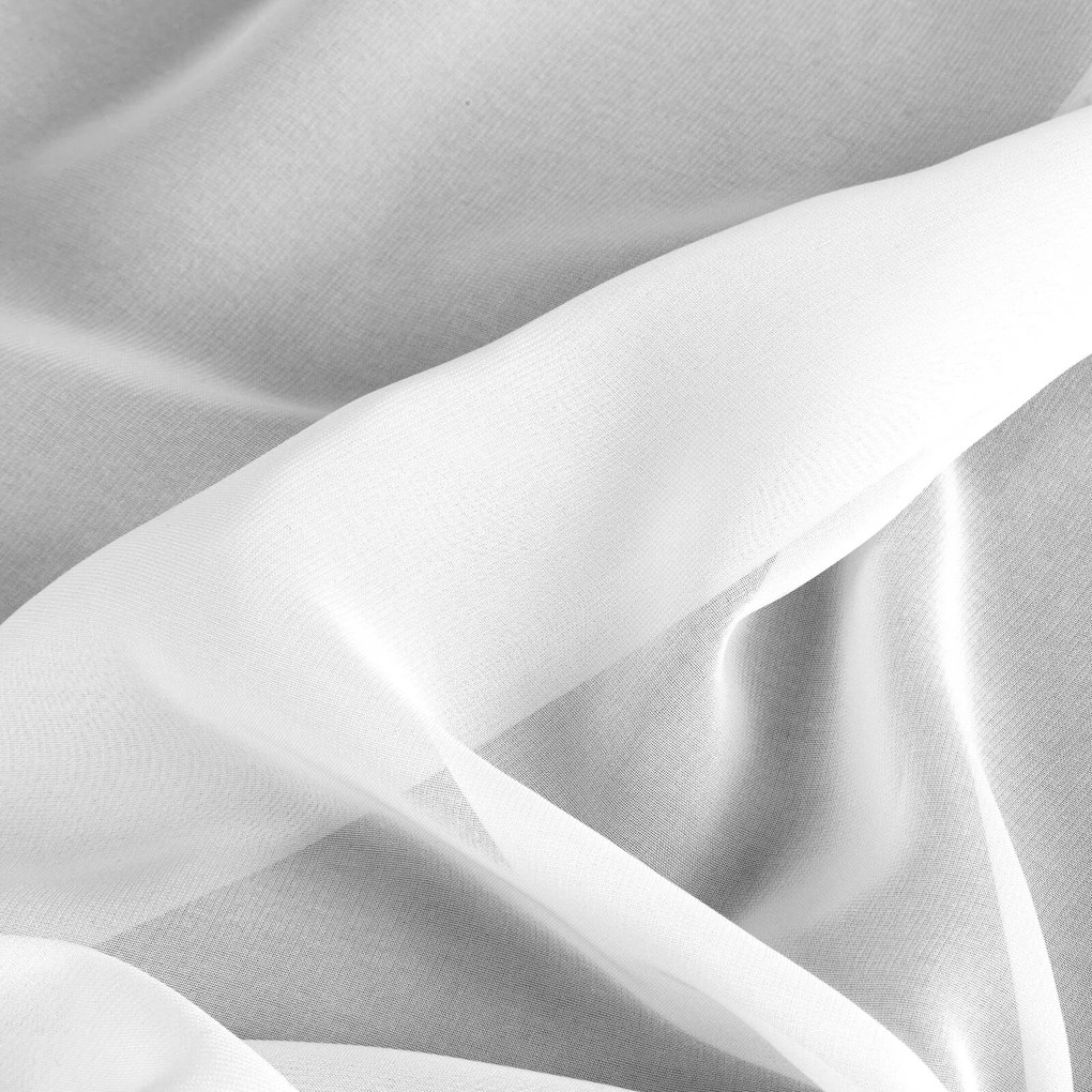 ZÁCLONA NA KRÚŽKOCH ARLETA 350X270 CM BIELA