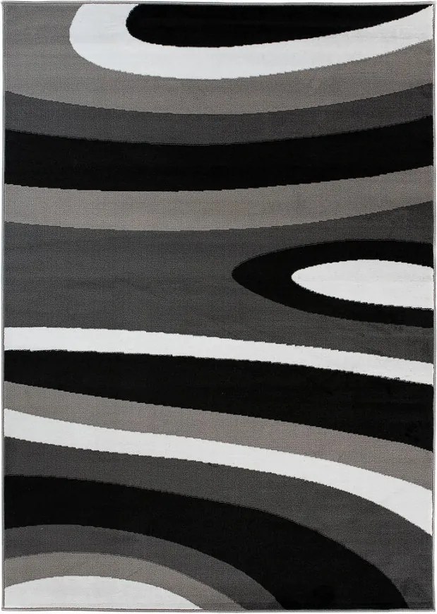 TA Koberec Z895A BLACK MAYA PP EYM Sivý Obdĺžnikový Rozmer: 200x300 cm