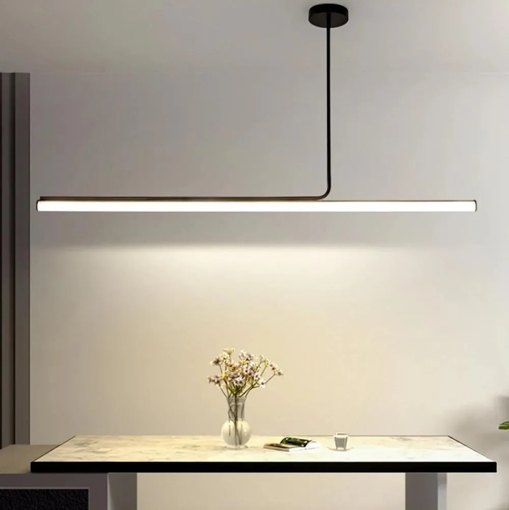 Toolight Toolight, LED stropné svietidlo 120cm, 14W, APP1659-CP, čierna, OSW-06990