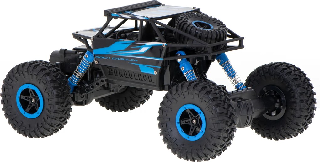 KIK RC Rock Crawler HB 1:18 4x4 - diaľkovo ovládané terénne auto, modré