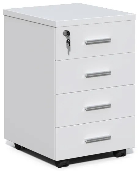 Pojazdný kancelársky kontajner Houseland Prime Pro 02 biely