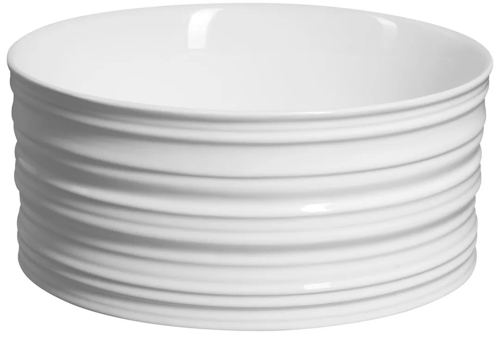 Sapho Sapho, ALETTE keramické umývadlo na dosku, vysoké, priemer 41cm, biela, AR459
