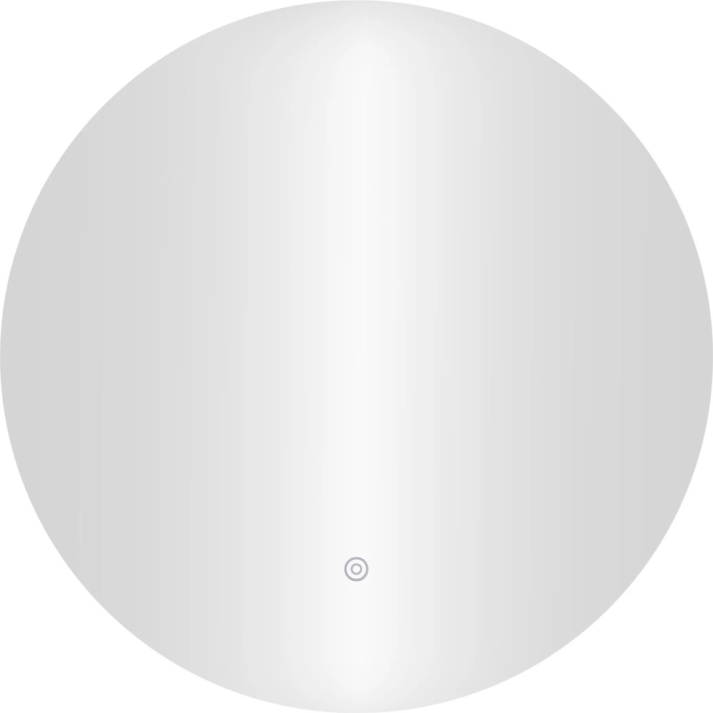 Kulaté LED zrcadlo SISI 80 cm čiré