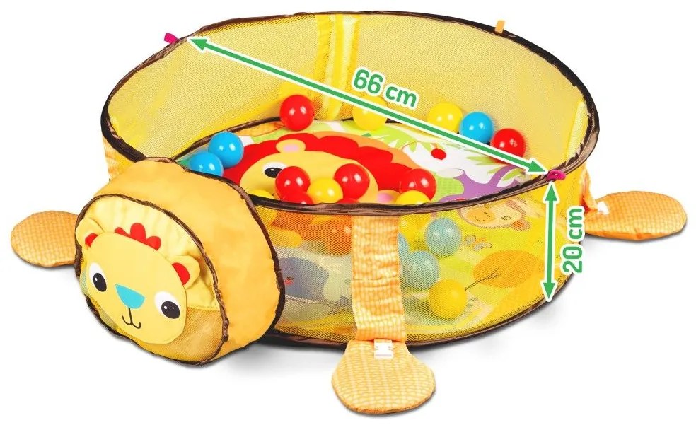 Bestent Detská hracia deka 77 x 77 x 53cm SASHA JUNIOR Ecotoys