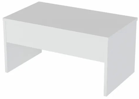 Rozkladací konferenčný stolík AKILLI 44,8x90 cm biela