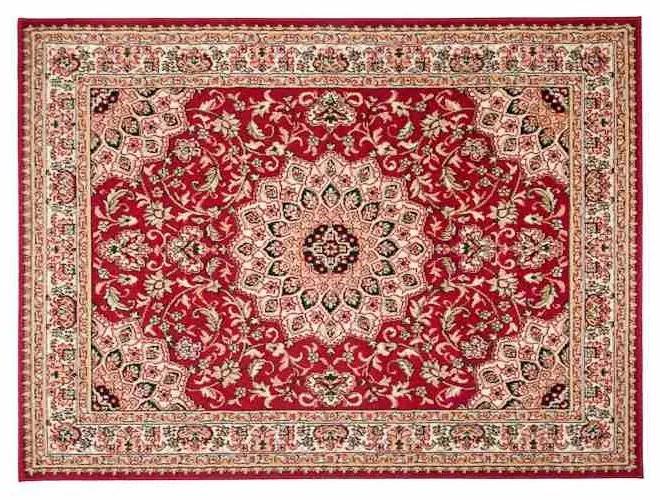Kusový koberec PP Ezra červený 200x200cm