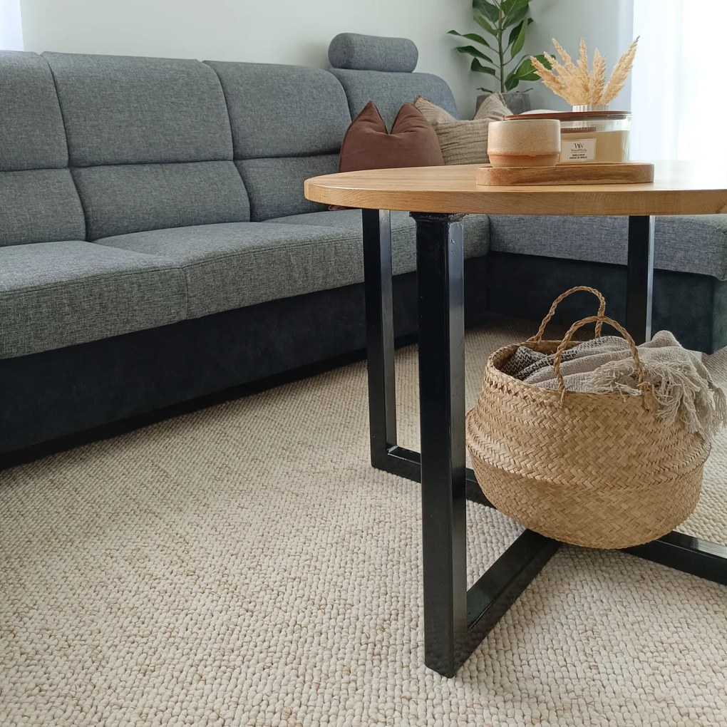 BT Carpet, Kusový koberec Wolly 102843, 140x200, biela, obývacia izba