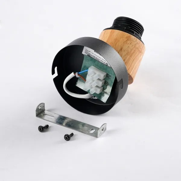 Brilagi - Nástenné bodové svietidlo BASKLITE 1xE27/15W/230V drevo/čierna