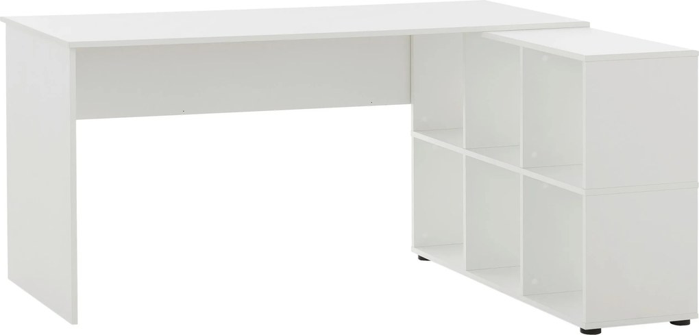 XXXLutz PÍSACÍ STÔL, biela, 150/121,6/73,6 cm MID.YOU - Online Only kancelárie - 000895009610