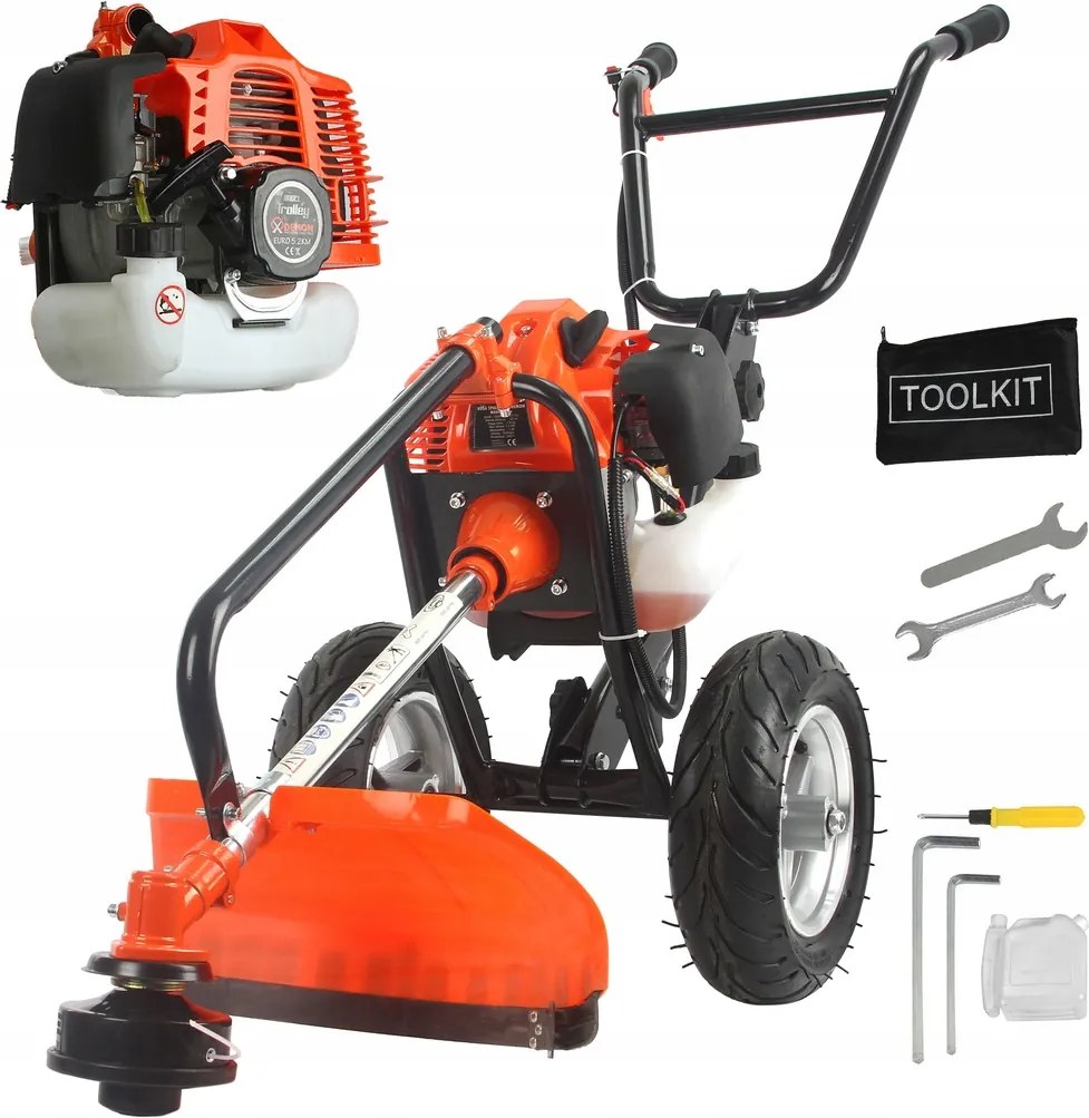 Benzínová Kosačka Na Kolesách Troley Demon