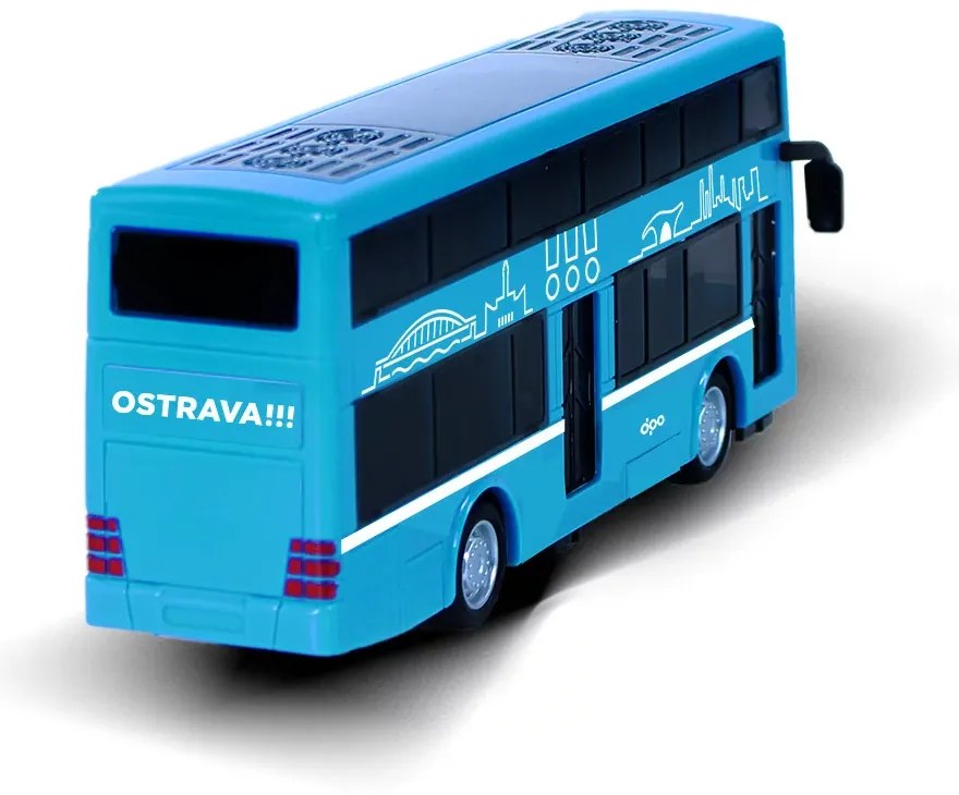 RAPPA Dvojposchodový autobus doubledecker DPO Ostrava - 19 cm