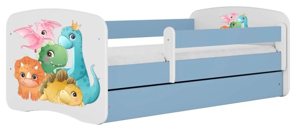 Dětská postel Babydreams dinosauři modrá