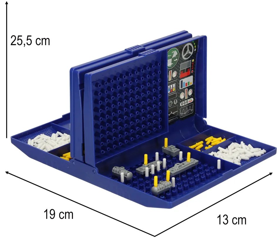 KIK Lode: Námorná bitka - strategická logická hra v kufríku pre deti 5+ (2 hráči)