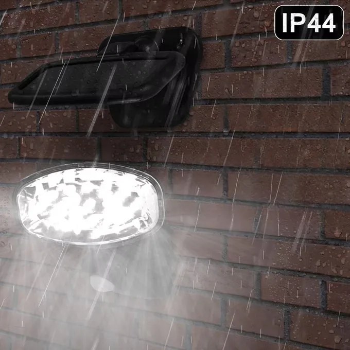 InternetovaZahrada Solárna nástenná lampa 15 LED s detektorom pohybu