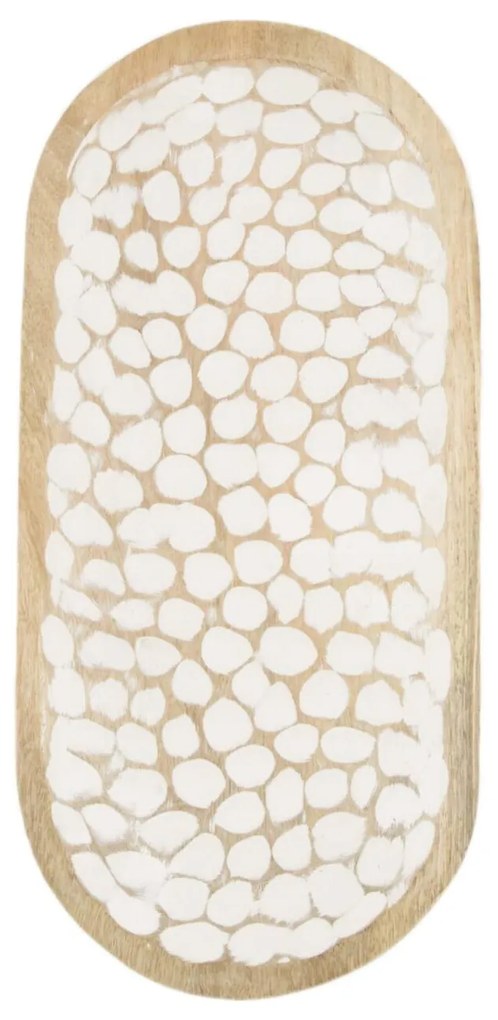 Drevený servírovací podnos Leonard, 38x18 cm