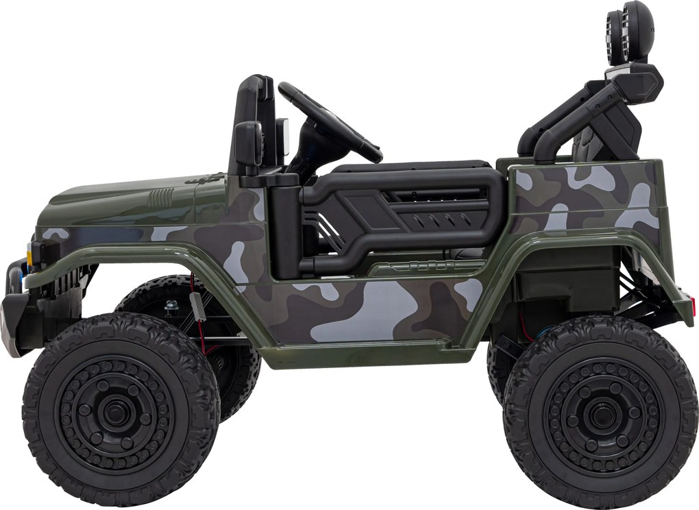 Ramiz Toyota FJ Cruiser pre deti Moro + diaľkové ovládanie + pohon 4x4 + LED audio + EVA + pomalý štart