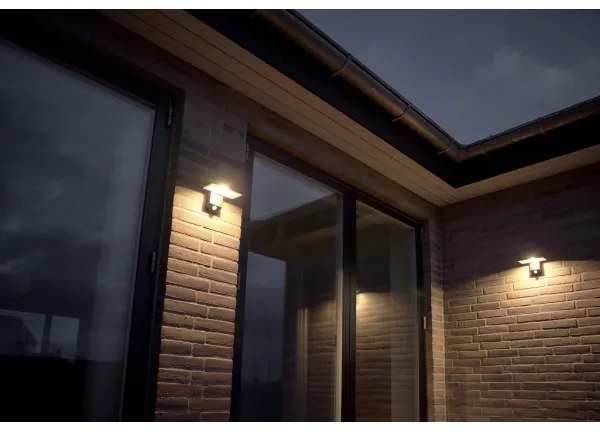 Nordlux - LED solárne nástenné svietidlo s čidlom RICA LED/5W/3,7V IP44