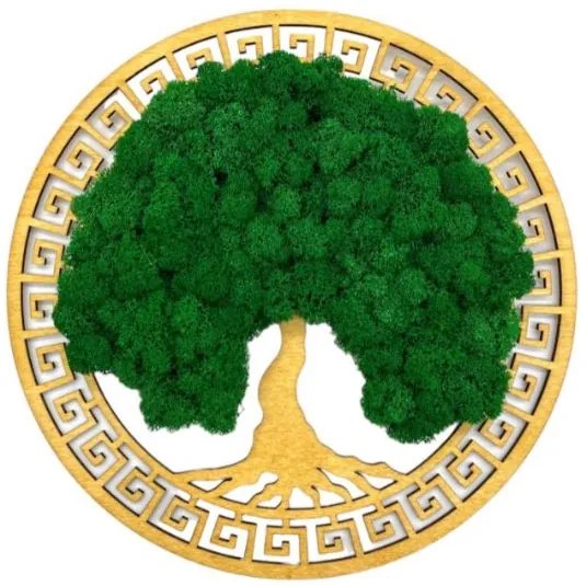 Strom na stenu z machu Olympus 30 cm