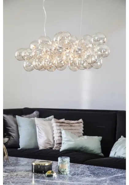 ByRydens 4200880-5503 - Luster na lanku GROSS BAR 8xG9/4W/230V dymová/hnedá