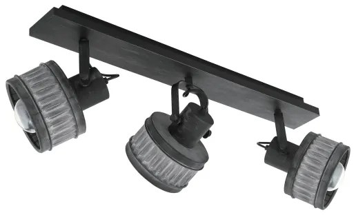 Eglo 43446 - Bodové svietidlo TURROCK 3xE27/28W/230V