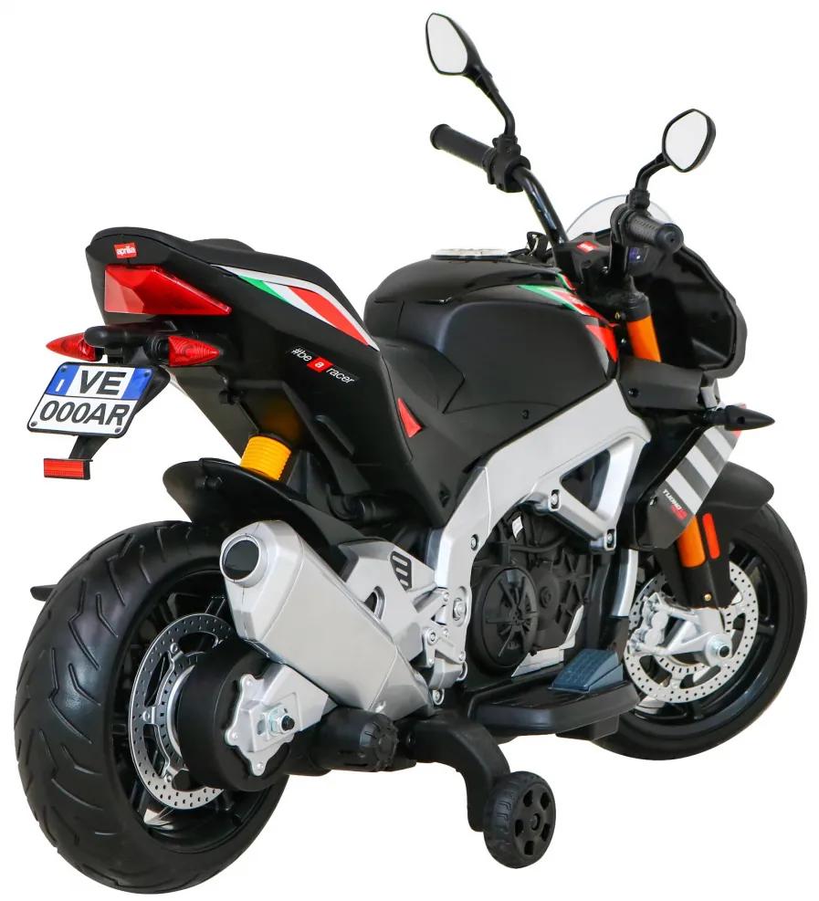 Elektrická motorka Aprilia Tuono V4 RAMIZ - čierna