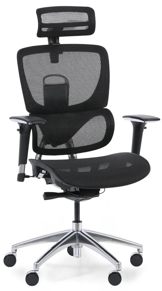 Multifunkčná kancelárska stolička WINSTON SA, čierna