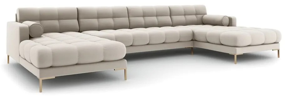 Béžová rohová pohovka do "U" Bali – Cosmopolitan Design