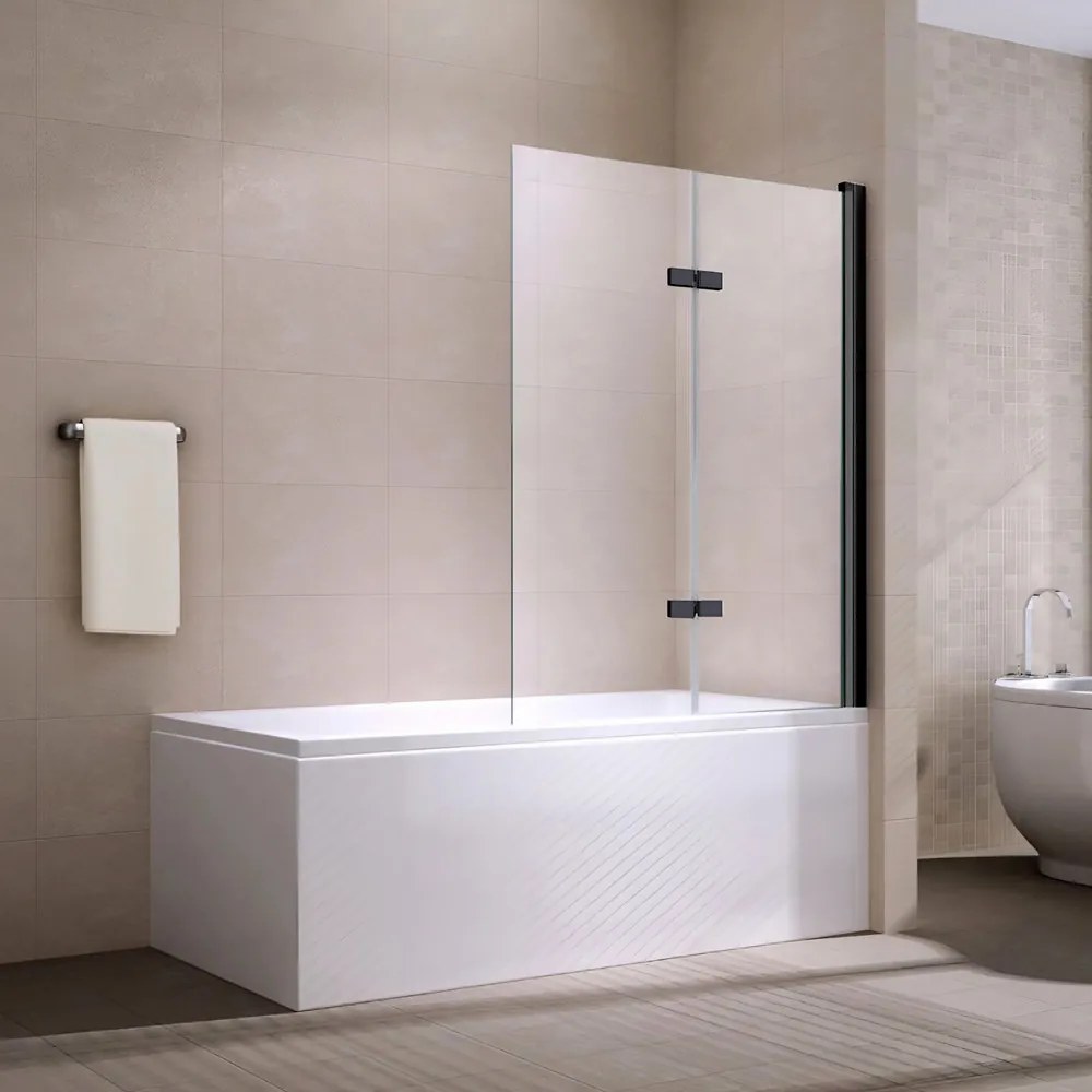 ALVOR Čierna 6mm, 120x140 Vaňová zástena