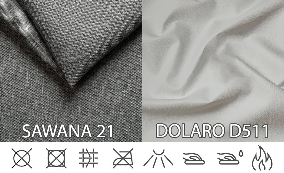 Kreslo Lavenda (sivá + biela). Akcia -19%. Vlastná spoľahlivá doprava až k Vám domov. 616010