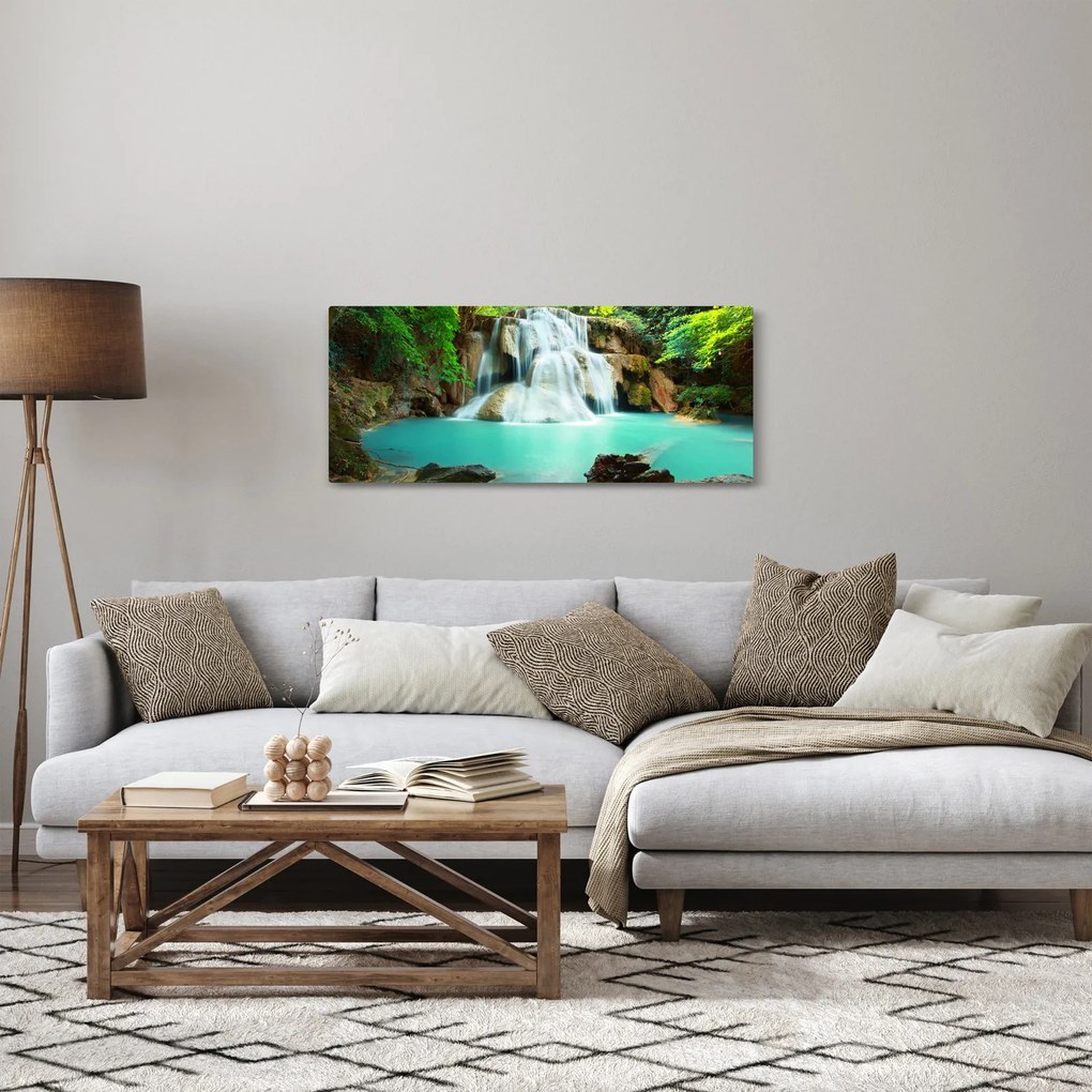 Obraz vodopádov (120x50 cm)