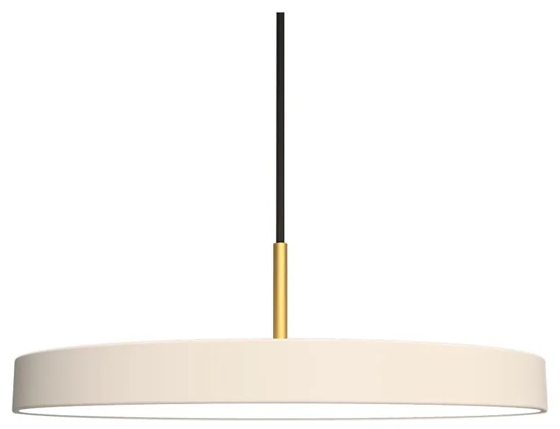 Krémovobiele závesné svietidlo UMAGE Asteria, ⌀ 43 cm