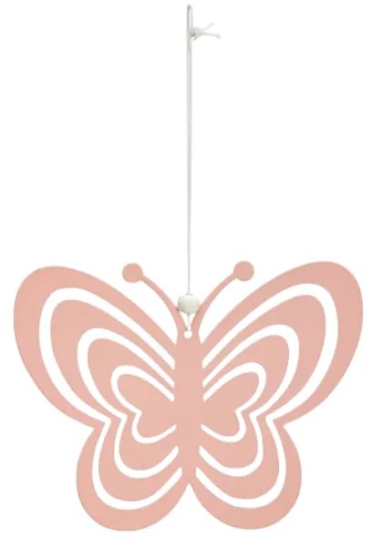 Závesný kovový motýľ PASTEL BUTTERFLY - viac farieb Farba: Žltá