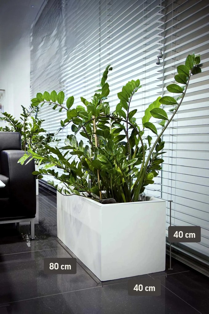 Hrantík MAXI, sklolaminát, šírka 80 cm, biely mat