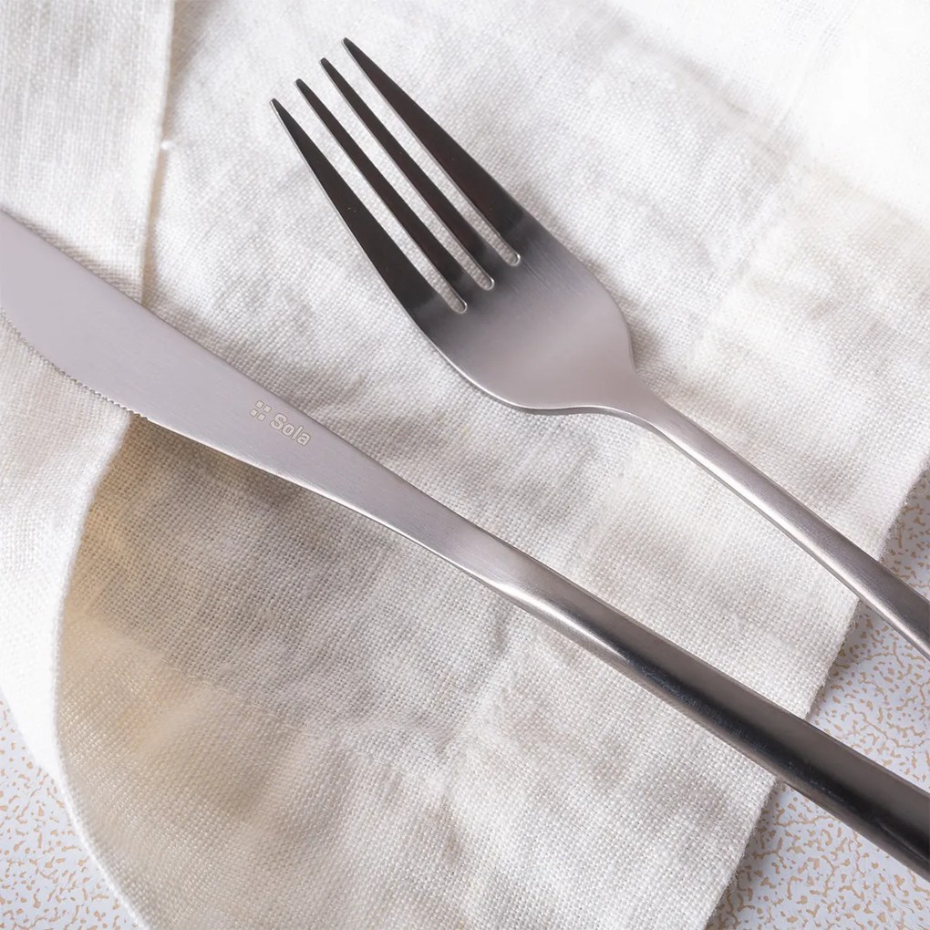 Príborový set 16 ks – Vivo PVD Light Grey matný - 140303