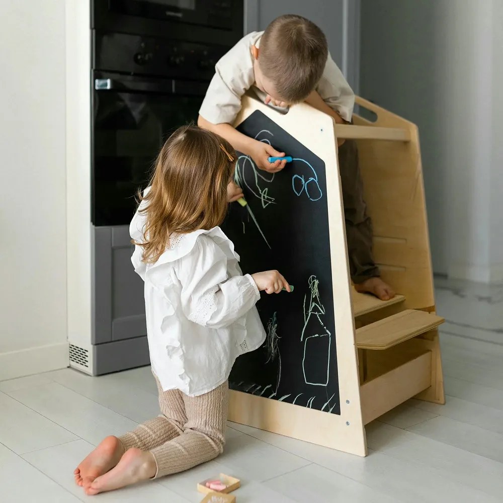 Rastúca učiaca veža 5v1 Play XL 89 cm