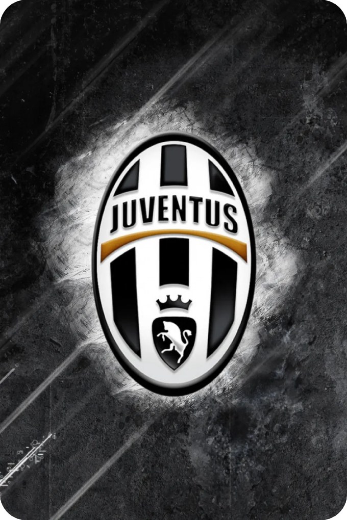 60x90cm Juventus FC - textilná nálepka na stenu