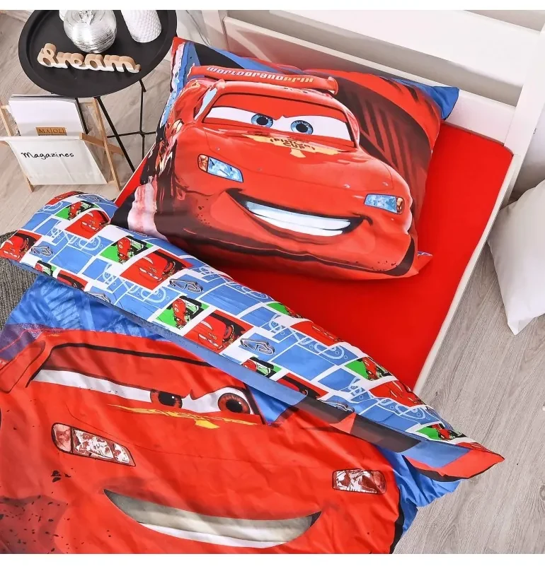 Detské obliečky Cars 80x80 + 140x200 cm