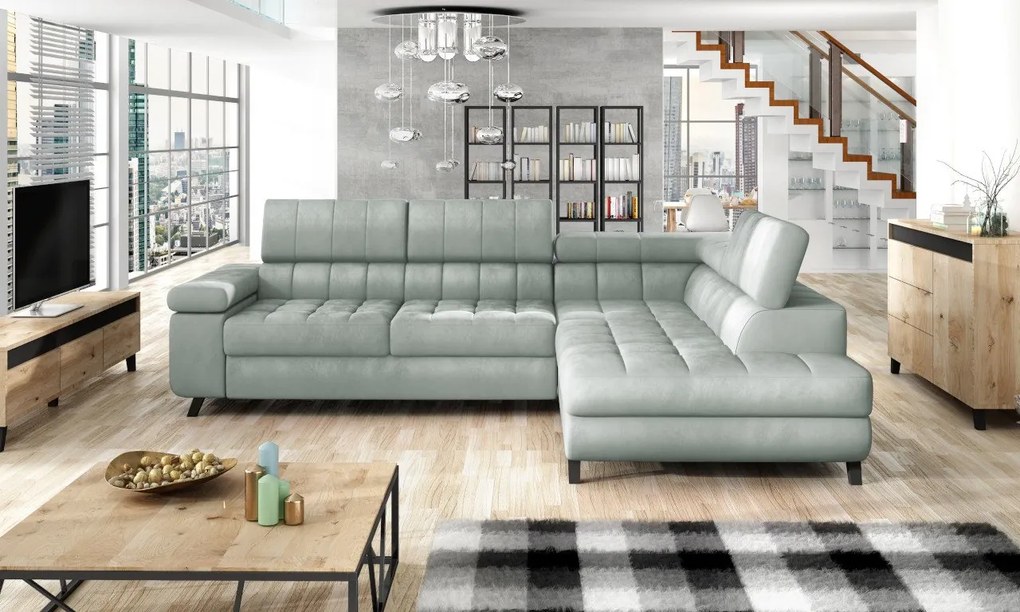 Rohová sedačka Elsie, Dostupné poťahy: Nazar 225.02, Strana: pravá