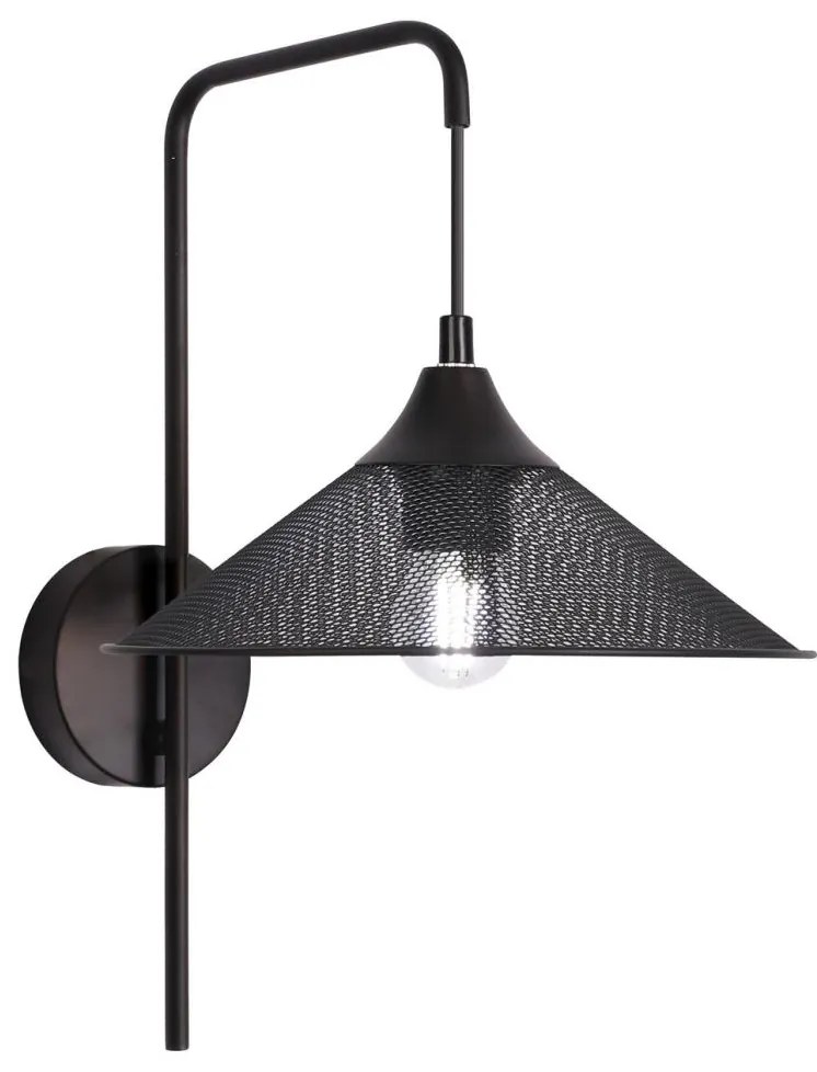 Nástenná lampa KIRUNA 1xE27/40W/230V čierna