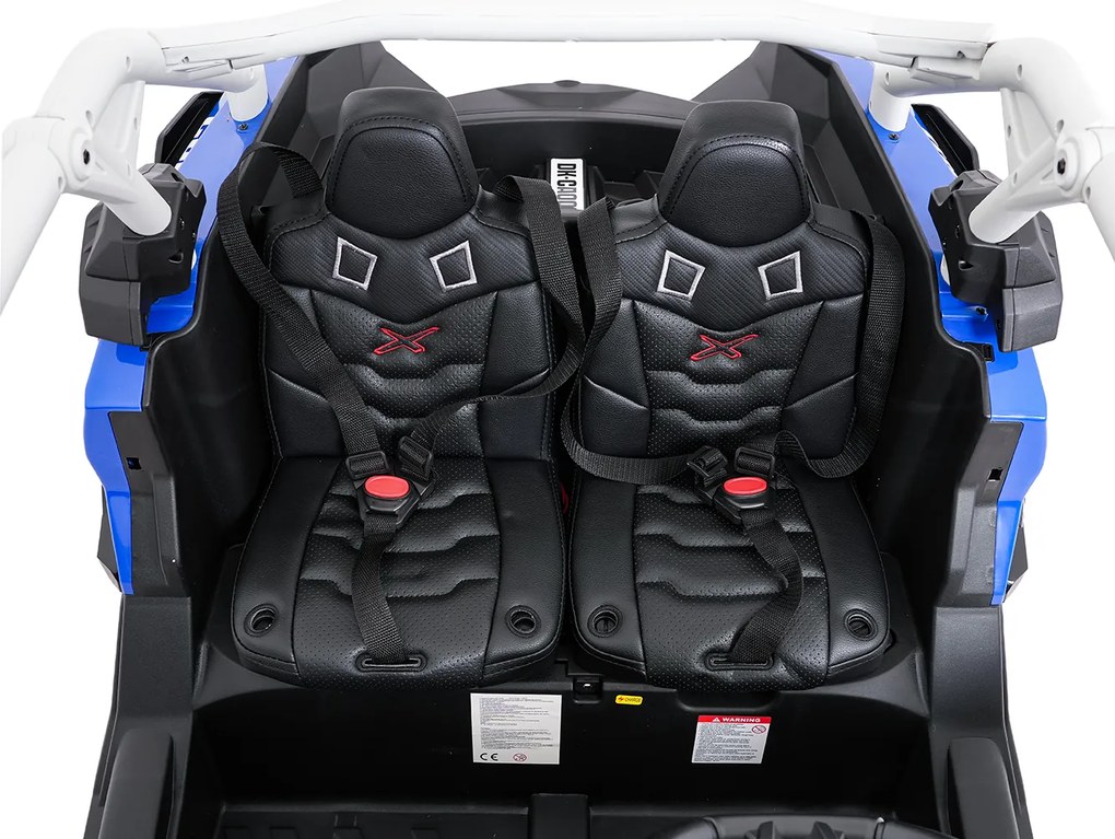 Ramiz Elektrická bugina Maverick Turbo RR pre deti modro-sivá + kolesá