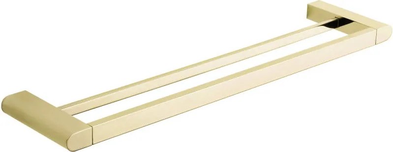 Mexen Adox dvojitý vešiak na uteráky, Zlatá - 7018225-50