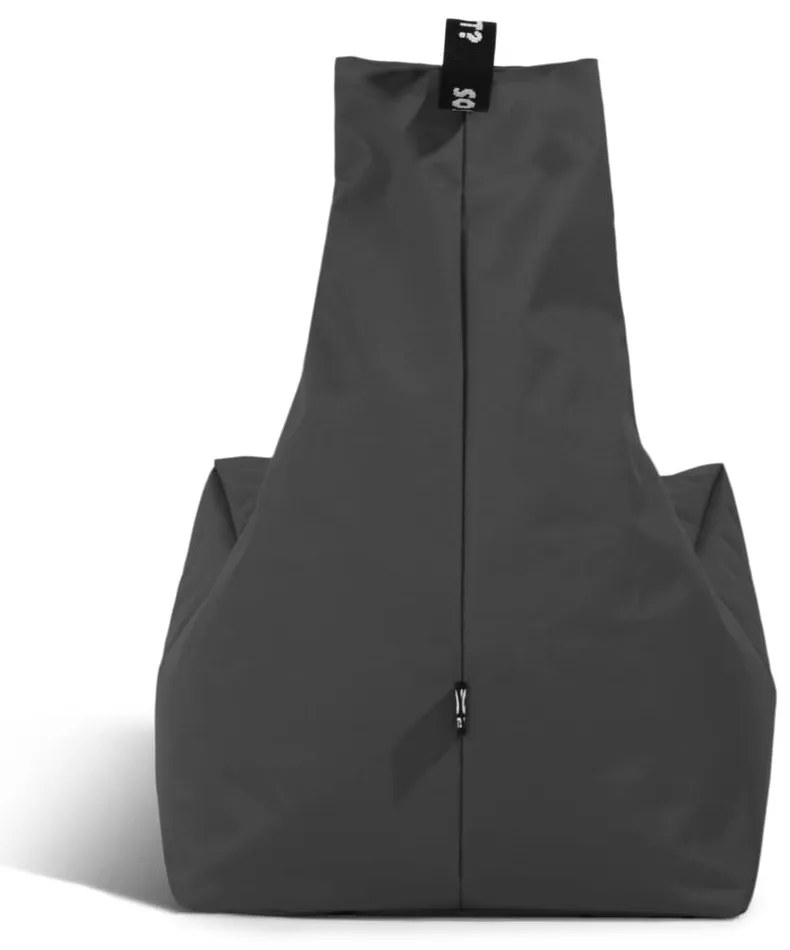 Sivý sedací vak Icy XL – So Soft?