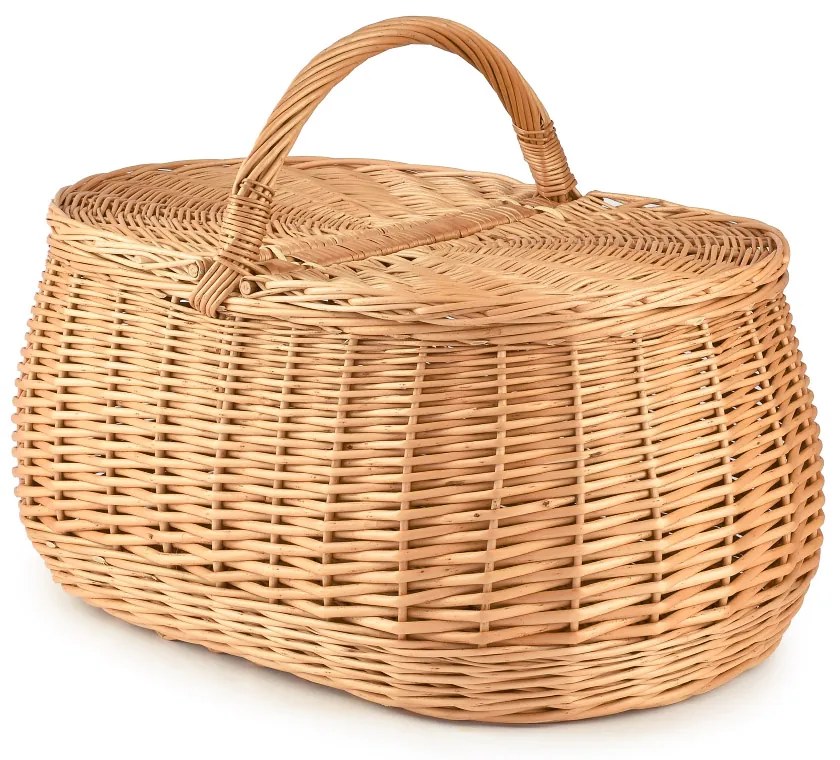 Piknikový prútený kôš Crate V.š. 50 x hl. 34 x v. 25/40