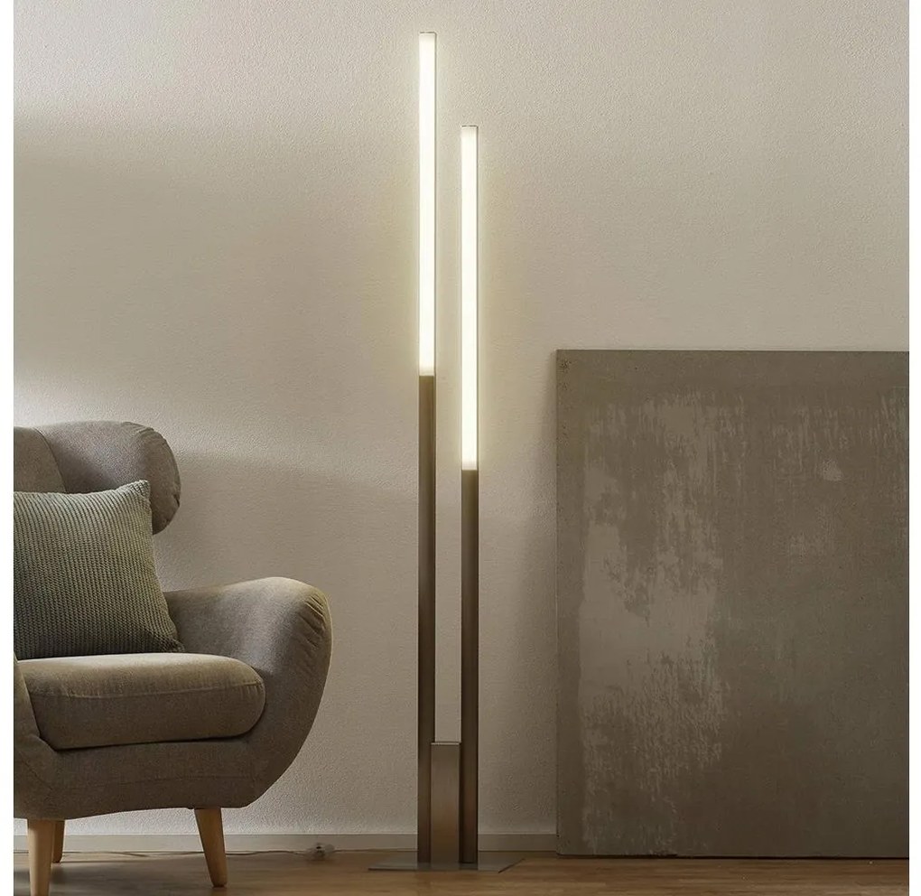 Eglo 33323 - LED RGBW Stmievateľná stojacia lampa FRAIOLI-C 2xLED/17W/230V EG33323