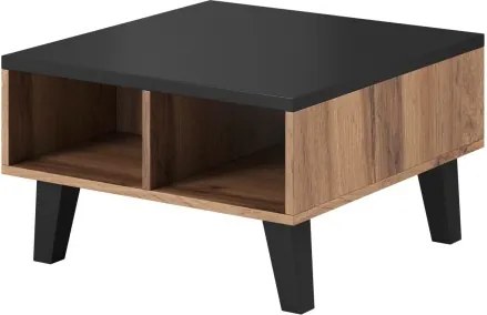 Konferenčný stolík Lotta 60 cm dub wotan/čierny