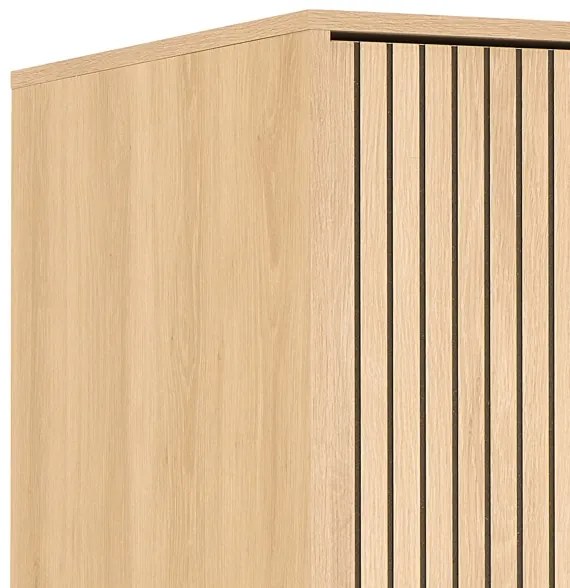 Šatníková skriňa OLIVIA 51x200 cm dub