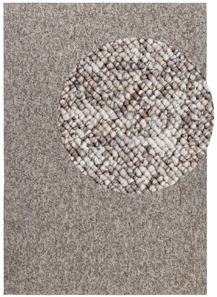 Kusový koberec Wolly Ultra 106229 Taupe z kolekcie Elle, 200x290, hnedá, obývacia izba, ELLE Decoration