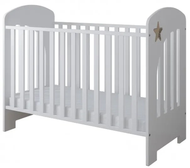 Detská postieľka STAR 120x60, bez zásuvky- VIAC FARIEB