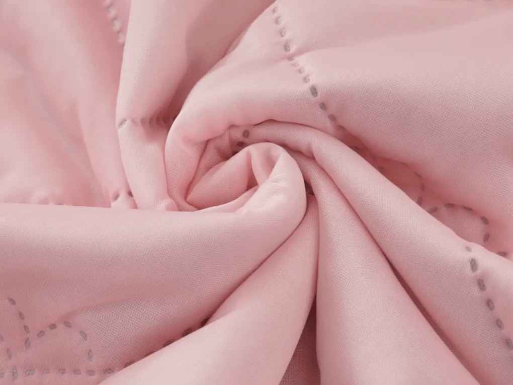 Chladiaca letná prikrývka ELARIA, ružová Rozmer: 200 x 220 cm