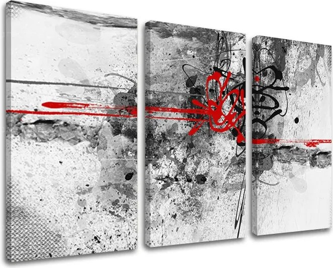 Obraz na stenu 3 dielny ABSTRAKT AB016E30